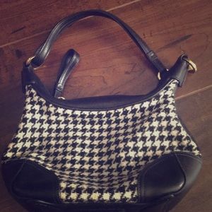 Coach houndstooth purse